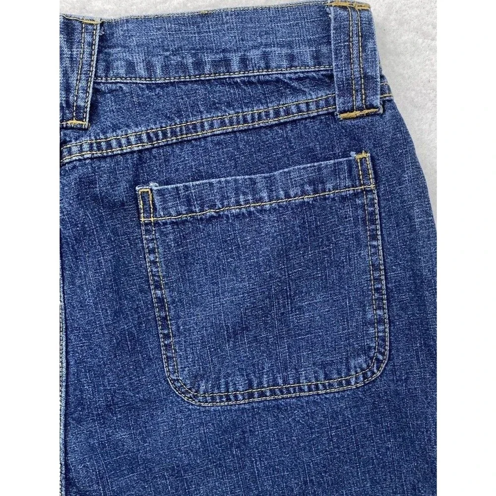 Faded Glory Jeans Womens Size 14 Denim Hi Rise Straight Fit Blue Pants